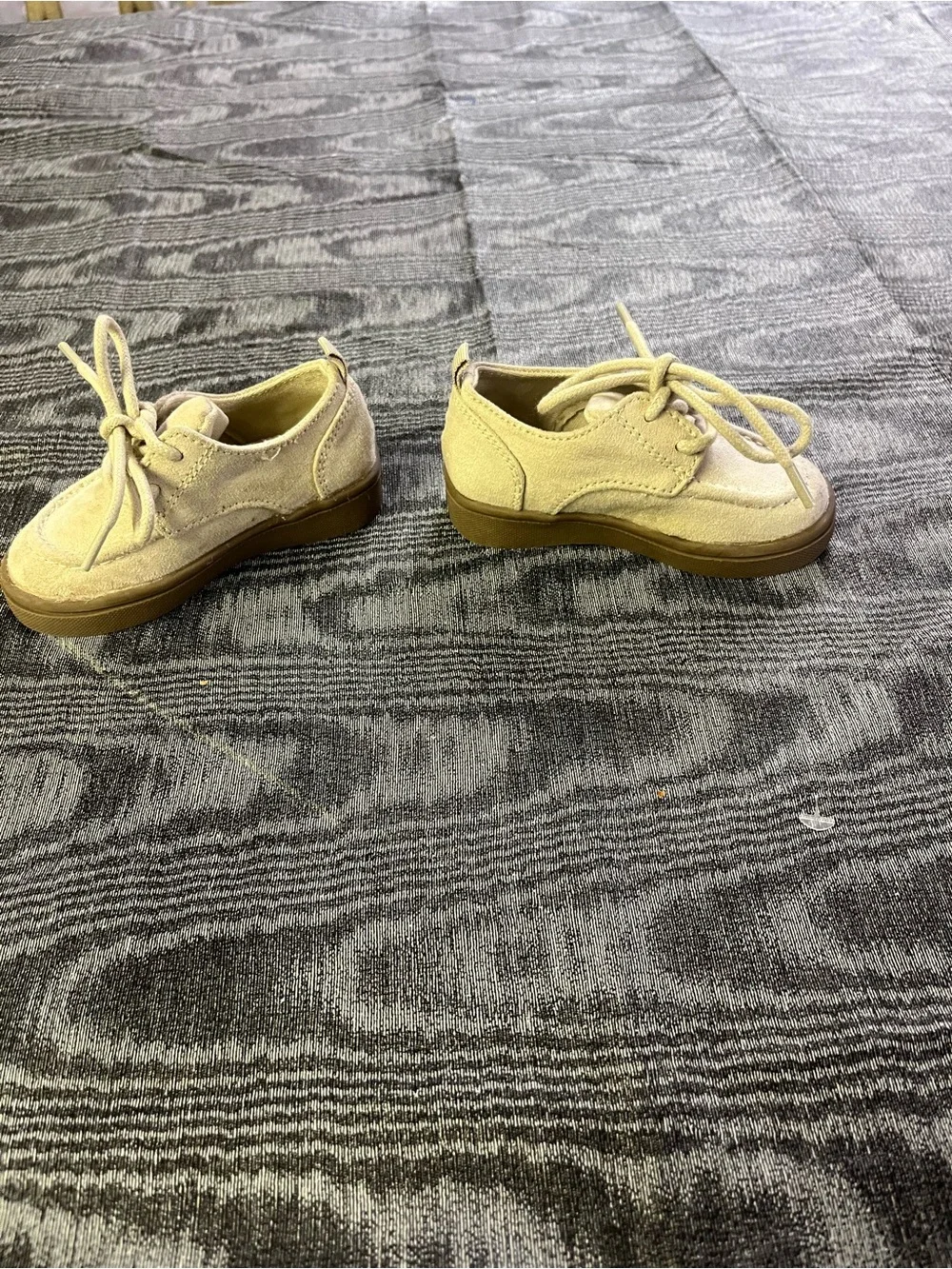 GAP Beige Suede Lace-Up Baby Shoes